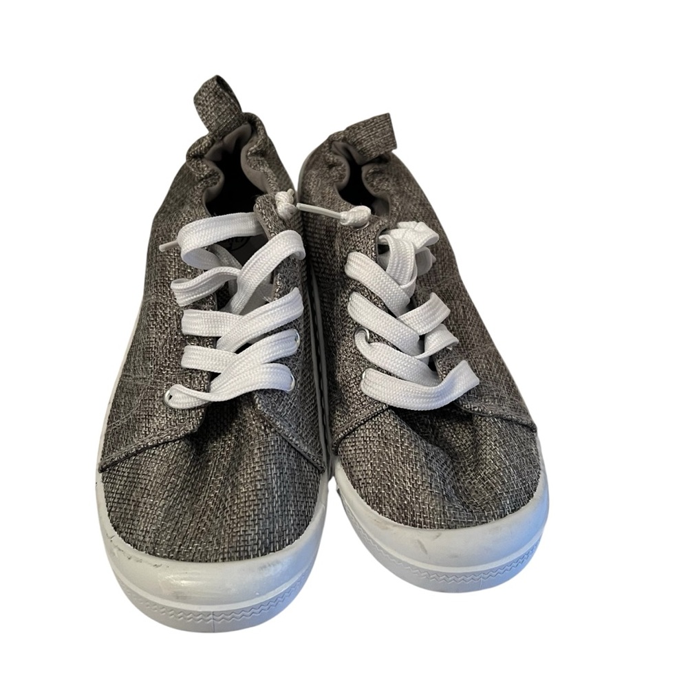 Soulmates Women’s Lace Up Comfort Gray Shoes Size 6 - Picture 1 of 8